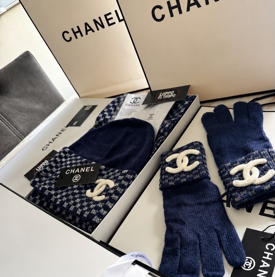 Chanel Winterset Donkerblauw
